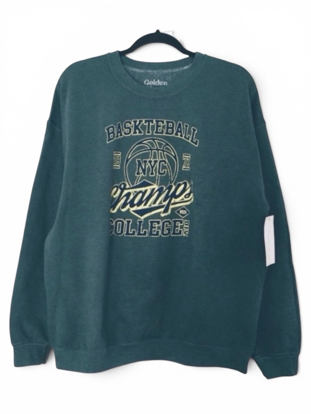 URBAN OUTFITTERS NYC Basketball Champs Sweatshirt L/XL NWT - Picture 9 of 12